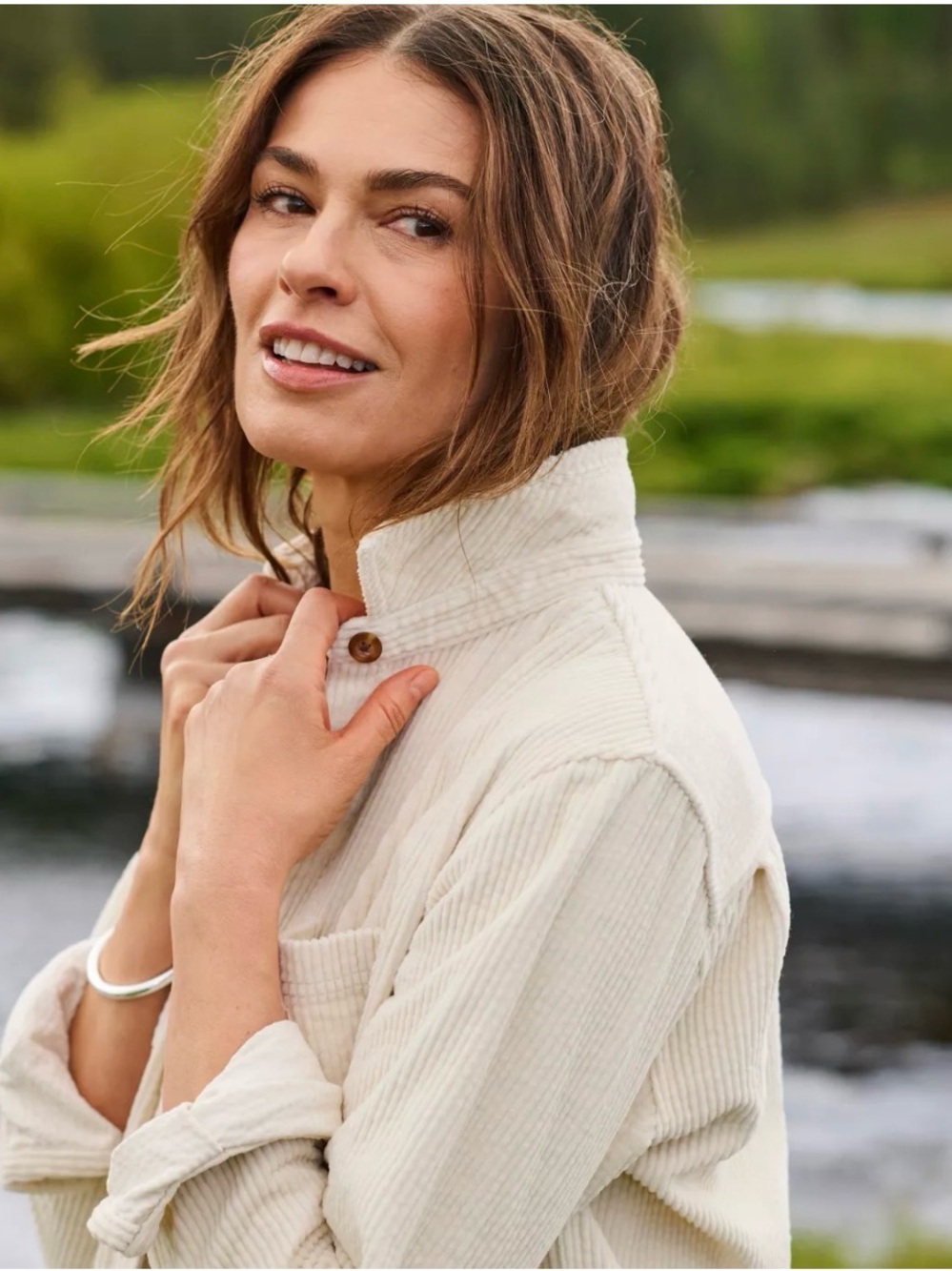 L.L. Bean Women's Comfort Corduroy Relaxed Shirt